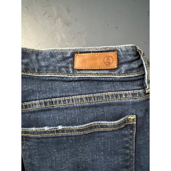 Lands End Womens Petite Bootcut Leg Jeans Fit 2 Size 6 Denim Cowgirl Western Ro - Picture 3 of 13